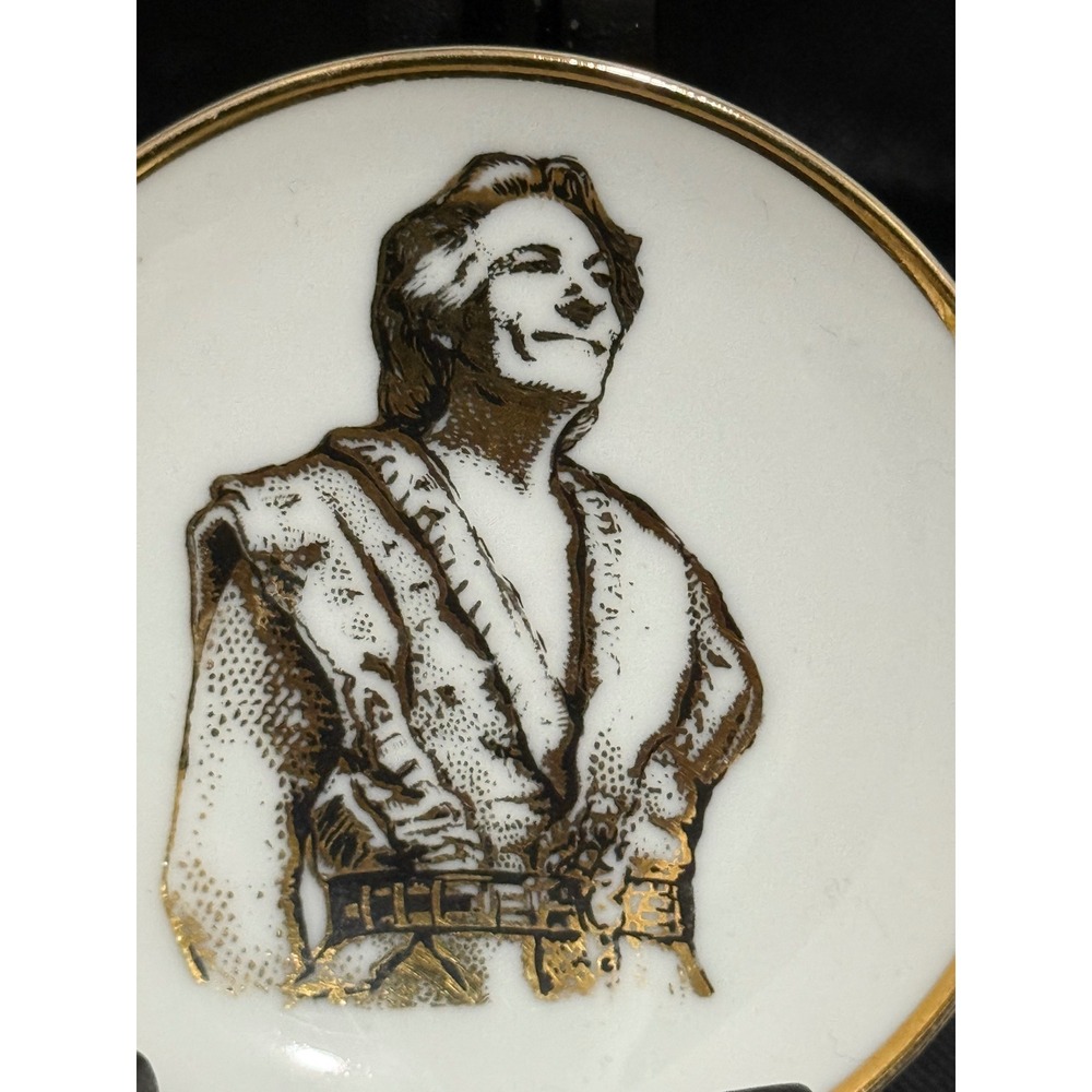 Daniel Kaye Porcelain Gold Trimmed Commemorative Decorative Display Plates